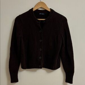 Gap cash-soft chocolate brown cardigan